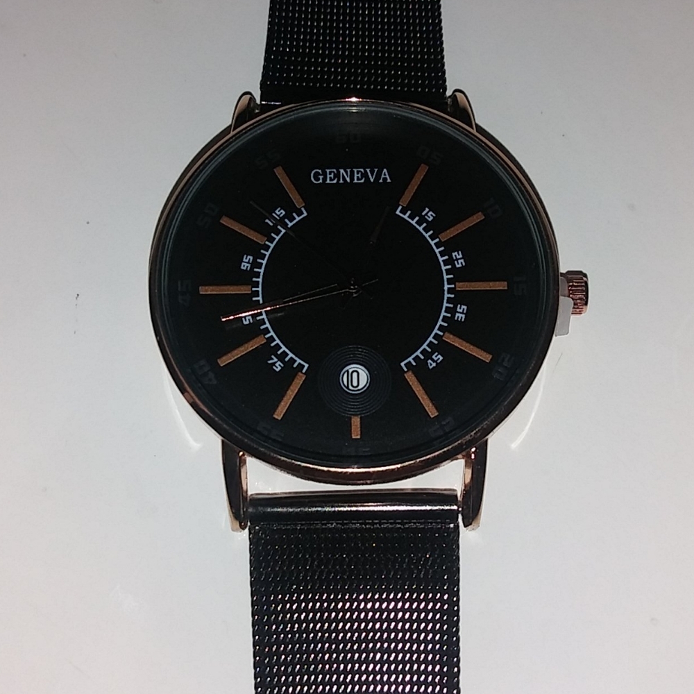 Luxury stainless steel watch